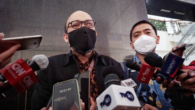Mantan penyidik senior KPK Novel Baswedan dkk usai Tes Asesmen di TNCC Polri, Jakarta, Selasa (7/12). Foto: Jamal Ramadhan/kumparan