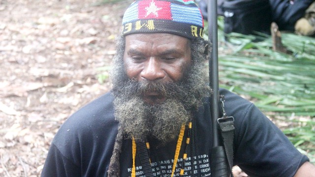 Mantan Panglima Tentara Pembebasan Nasional (TPN) Organisasi Papua Merdeka (OPM) di Kabupaten Keerom, Lambert Pekikir.