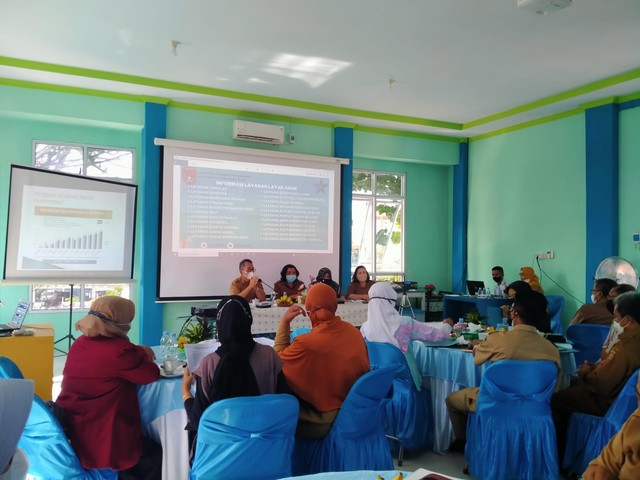 Dinas Perpustakaan dan Kearsipan Kobar, saat menggelar Forum Konsultasi Publik (FKP). Foto: Fiyya/InfoPBUN