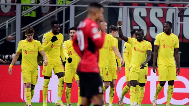 AC Milan vs Liverpool di Liga Champions. Foto: REUTERS/Alberto Lingria
