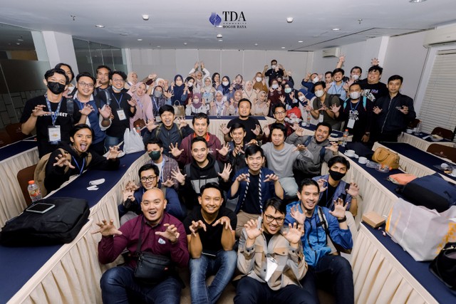 Komunitas Tangan Di Atas (TDA) wilayah Bogor Raya untuk pertama kalinya menggelar workshop secara offline. dok