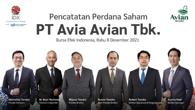 IPO PT Avia Avian Tbk.  Foto: Dok. Istimewa