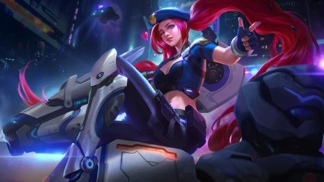 Ilustrasi Layla Skin S.A.B.E.R di Mobile Legends. (Foto: Moonton)