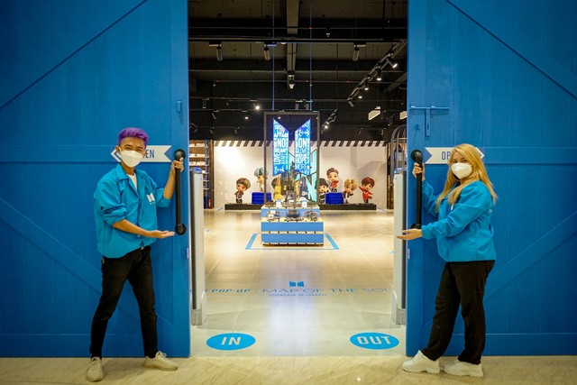 BTS Map of The Soul Pop Up Store di Senayan City dok istimewa