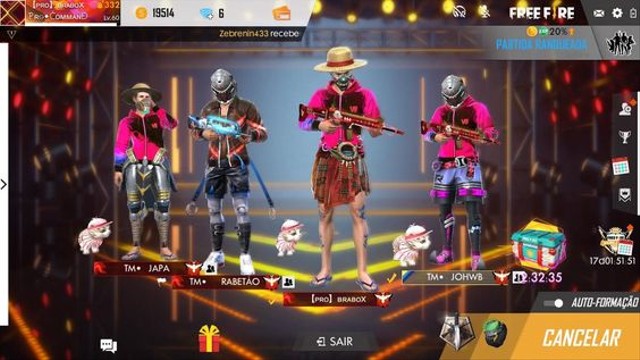 Push Rank di Home Free Fire. (sumber: pinterest/hufgames.com