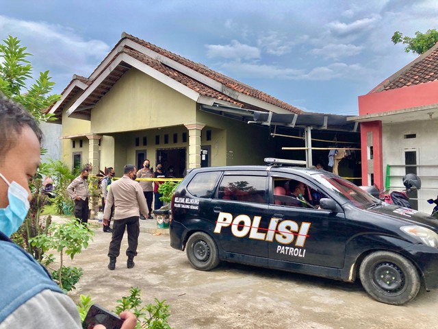 Rumah tempat pria tersebut ditemukan, Kamis (9/12/2021) | Foto: Roza Hariqo/Lampung Geh