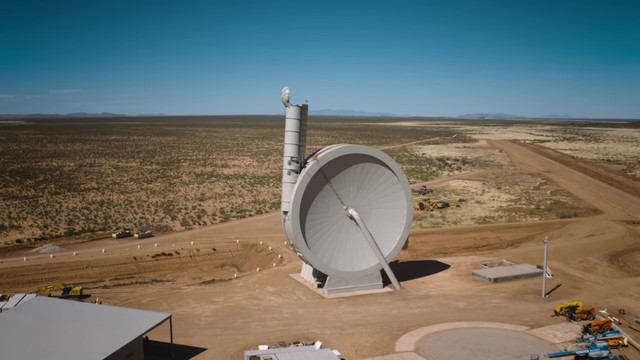 SpinLaunch terbangkan roket ke luar angkasa tanpa bahan bakar dengan Suborbital Accelerator. Foto: SpinLaunch/YouTube