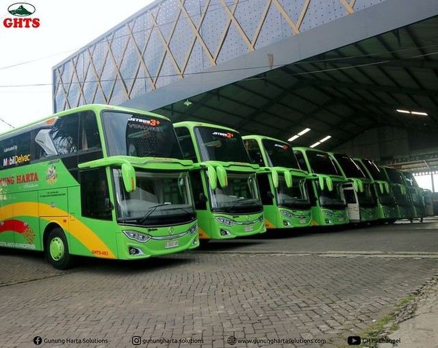 PO Gunung Harta Rilis 8 Bus Baru. Foto: dok. PO Gunung Harta