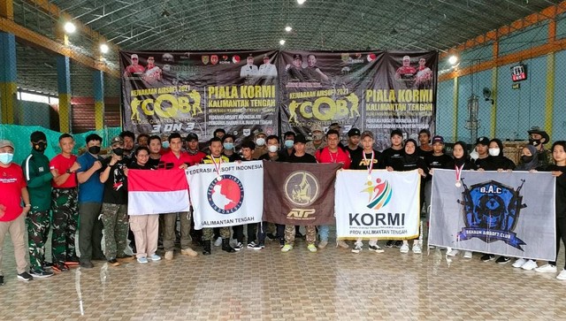 Kejuaraan airsoft CQB (Close Quarter Battle) memperebutkan Piala Kormi tahun 2021. di Juvenza Futsal, Kotawaringin Barat. Foto: IST/InfoPBUN