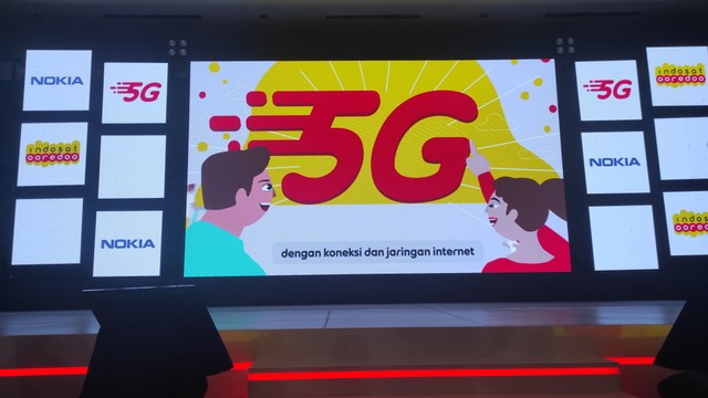 Indosat Ooredoo meluncurkan jaringan 5G di Balikpapan, Kalimantan Timur, Kamis (16/12). Foto: Habib Allbi Ferdian/kumparan