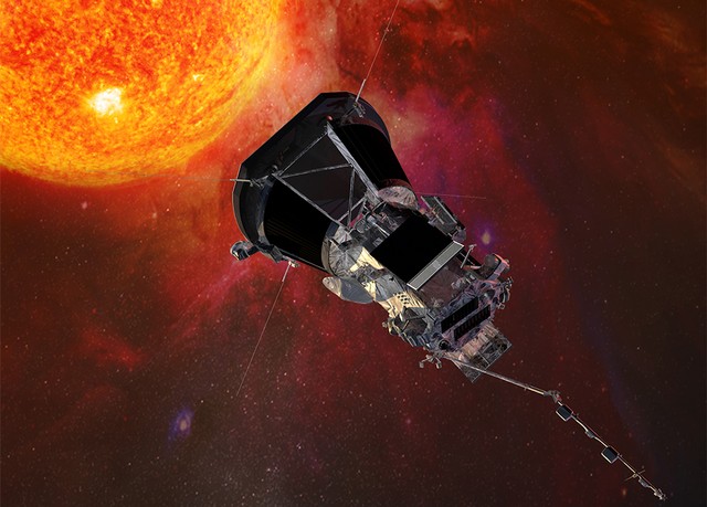 Pelindung panas yang terpasang di wahana Parker Solar Probe harus selalu mengarah ke Matahari.