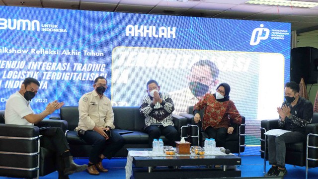 Talkshow akhir tahun PT PPI (Persero) usai merger dengan PT BGR (Persero) , Kamis (16/12). Foto: Dok. PPI