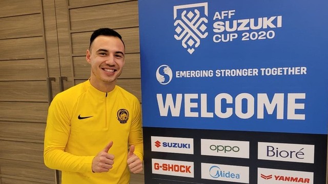 Dion Cools bersama Timnas Malaysia.
 Foto: Facebook/Football Association of Malaysia