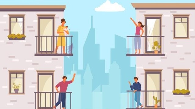 Ilustrasi tetangga. Sumber: www.freepik.com