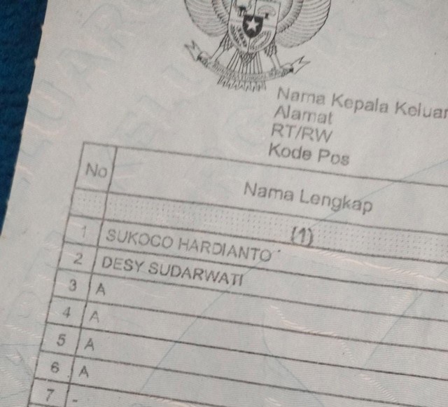 Koco memberi nama keempat anaknya dengan hanya satu huruf, 'A'. Foto: Lydia Salsabila/Hi!Pontianak