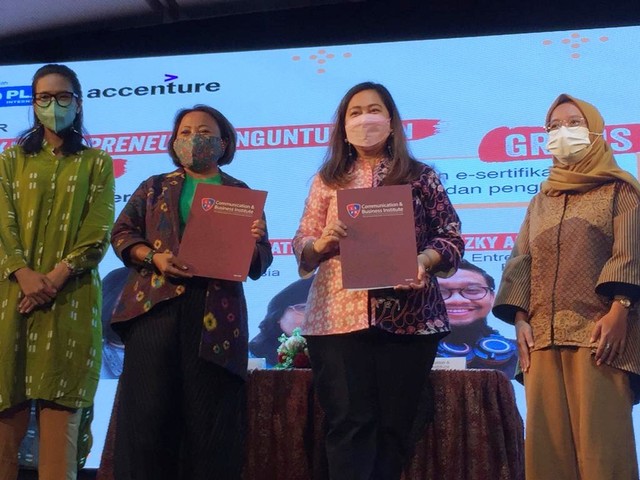 MoU Yayasan Plan International Indonesia (Plan Indonesia) dan LSPR Communication and Business Institute dok Hesti Widianingtyas/kumparan
