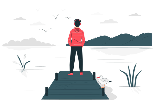 Ilustrasi seseoang berkepribadian Introver. foto: freepik.com