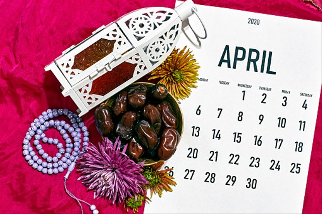  Ilustrasi kalender Islam. Foto. dok. golibtolibov di Unsplash