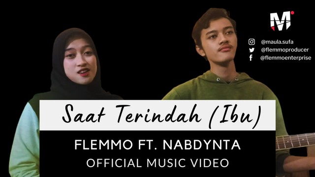 Komposer Alfath Flemmo rilis lagu akustik terbaru “Saat Terindah (Ibu) - A Wonderful Moment” Feat Youtuber Nabdynta. Mengusung tema 'saat yang terindah waktu bersamamu', sebagai kado kepada para ibu pada Peringatan Hari Ibu Nasional 22 Desember 2021. (tangkapan layar youtube/FLEMMO).
