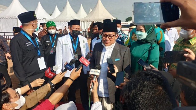 Muhaimin Iskandar di Lokasi Muktamar NU. Foto: Rafyq Panjaitan/kumparan