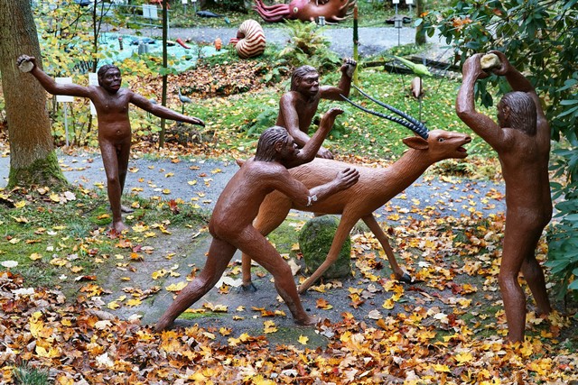 Ilustrasi manusia modern sedang berburu. Foto: Pexels.com