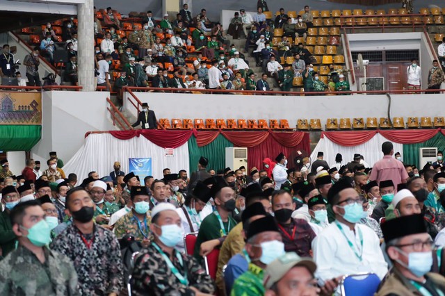 Suasana Sidang Pleno Muktamar NU di GSG Unila, Kamis (23/12) | Foto : Ist