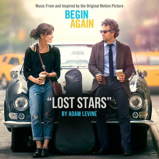 Lagu Lost Stars adalah lagu yang menjadi official soundtrack film Begin Again yang dibawakan oleh Adam Levine. Foto: Spotify.com