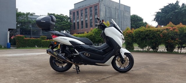 Ilustrasi modifikasi Yamaha Nmax 2020 'Snowy' milik Jeliano. Foto: Instagram/@snowymax_