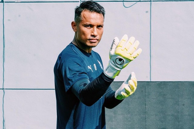 Hassan Sunny, kiper Timnas Singapura. Foto: Instagram/@hasansunny18