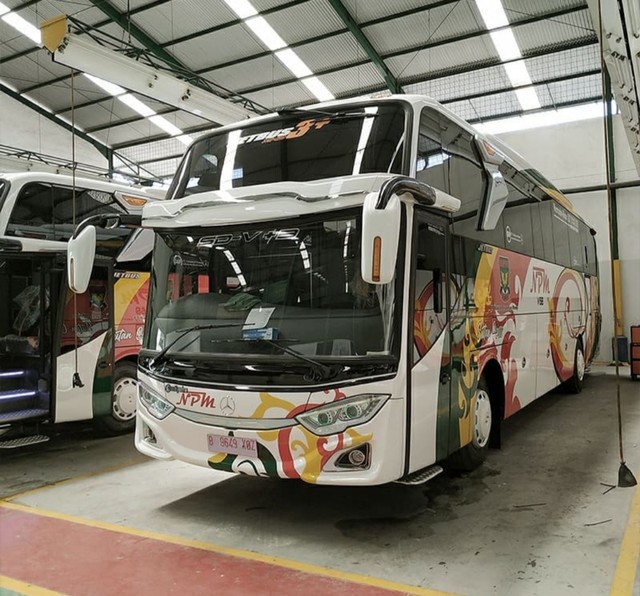 Bus baru PO NPM garapan Adi Putro. Foto: dok. Adi Putro