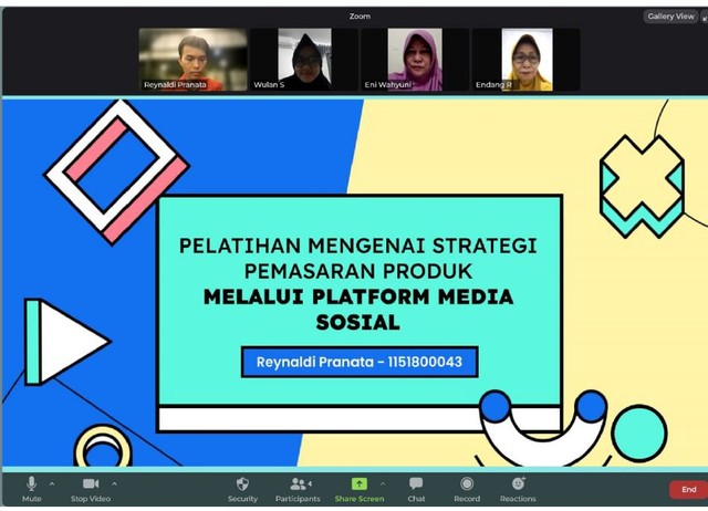 KKN Untag Surabaya dalam Pelatihan UMKM Mengenai Pemasaran Digital ...