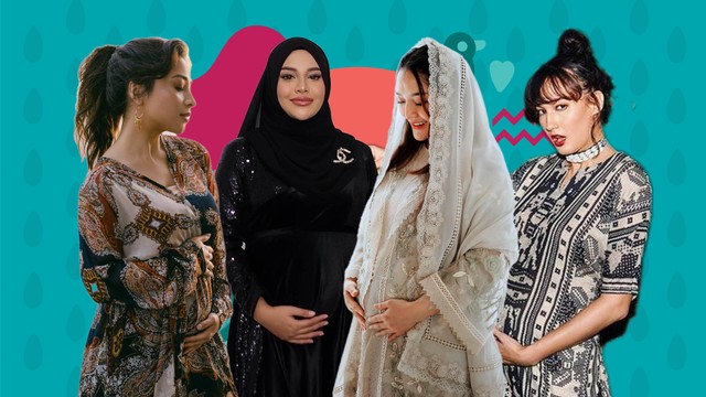 Selebriti yang umumkan kehamilan di tahun 2021. Foto: Instagram