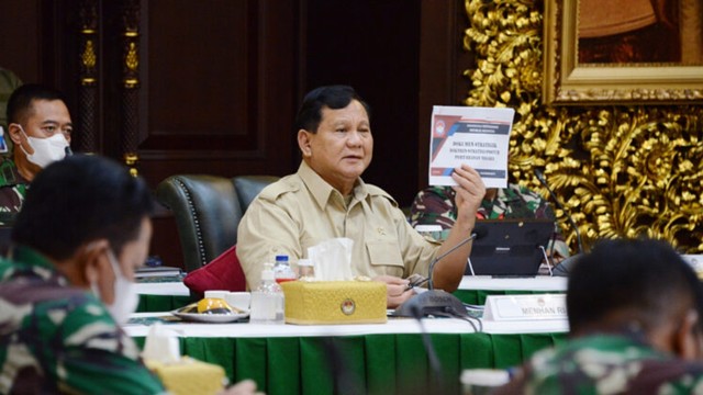 Menteri Pertahanan Republik Indonesia Prabowo Subianto. Foto: Kemhan RI