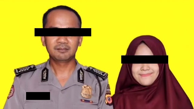 Pasangan beda usianya jauh. (Foto: @jennypuspita_11/TikTok)