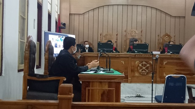 Sidang vonis dua dokter ASN penjual vaksin Sinovac di Pengadilan Negeri Medan. Foto: Dok. Istimewa
