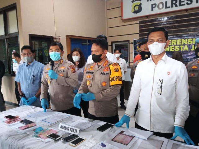 Polisi ungkapkan kasus perdagangan puluhan anak Jambi. (Foto: Jambikita) 