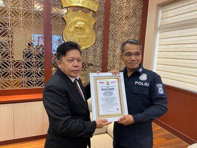 Tiga Satker Polda Banten Terima Presisi Award dari Lemkapi