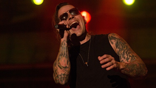 M. Shadows, vokalis Avenged Sevenfold. Foto: YASUYOSHI CHIBA/AFP