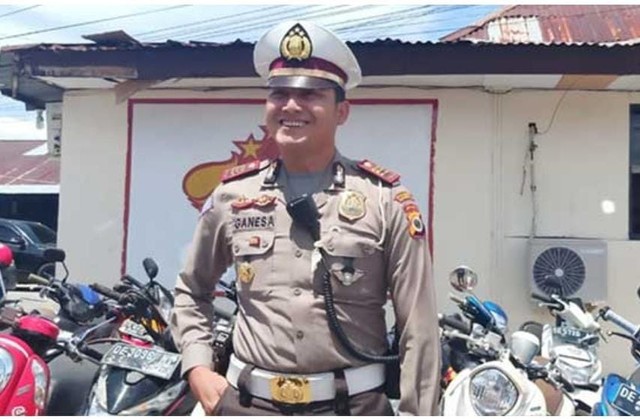 Kasat Lantas Polresta Pulau Ambon dan Pulau-pulau Lease, AKP Ganesa Sinambela. Foto: Dok. Istimewa