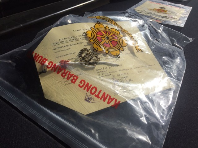 Barang Bukti Artis CA yang diduga Cassandra Angelie. Foto: Giovanni/kumparan