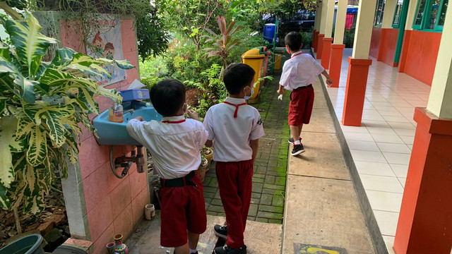 Ilustrasi siswa SD negeri di Jakarta. Foto: Nugroho GN/kumparan