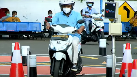 Ilustrasi ujian SIM. Foto: Istimewa