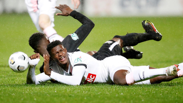 Vannes vs Paris Saint-Germain. Foto: Reuters/Stephane Mahe