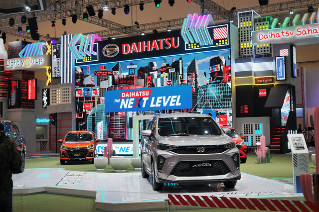 Booth Daihatsu di GIIAS 2021. Foto: Muhammad Ikbal/kumparan