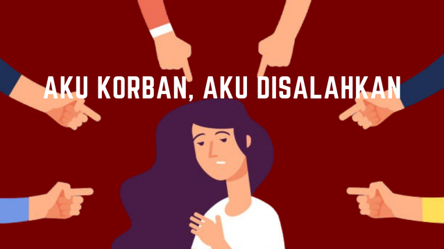 Korban seringkali menjadi pihak yang disalahkan akibat kejadian yang menimpanya. Sumber : https://www.shutterstock.com/