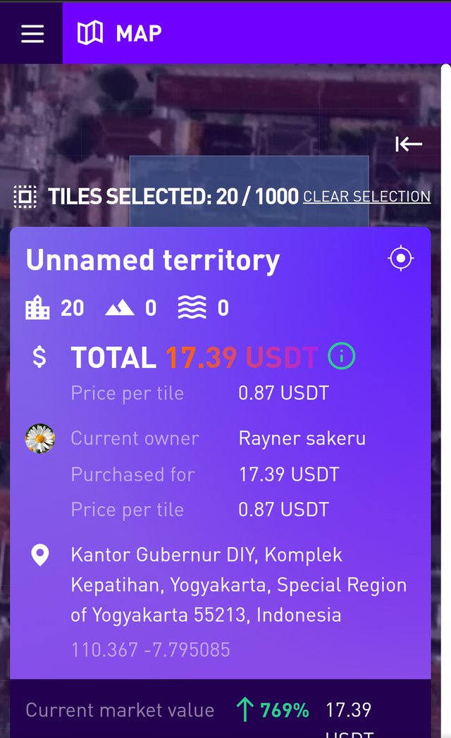 Kepatihan Pemda DIY dijual di situs Next Earth.
 Foto: Dok. Istimewa