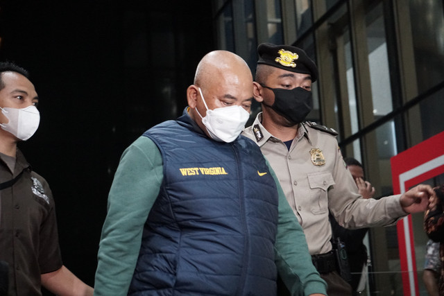 Rahmat Effendi di Gedung KPK, Rabu (5/1/2022). Foto: Jamal Ramadhan/kumparan