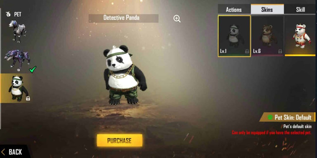 Panda, Pet Free Fire (Sumber: Free Fire)
