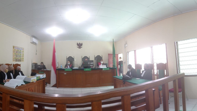 Sidang putusan kasus perpajakan di Pengadilan Negeri Jambi/Yovy Hasendra