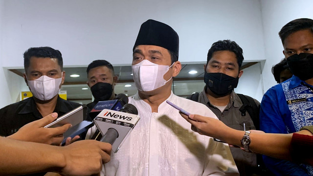 Wakil Gubernur DKI Jakarta Riza Patria di Balai Kota DKI Jakarta, Jumat (7/1). Foto: Haya Syahira/kumparan